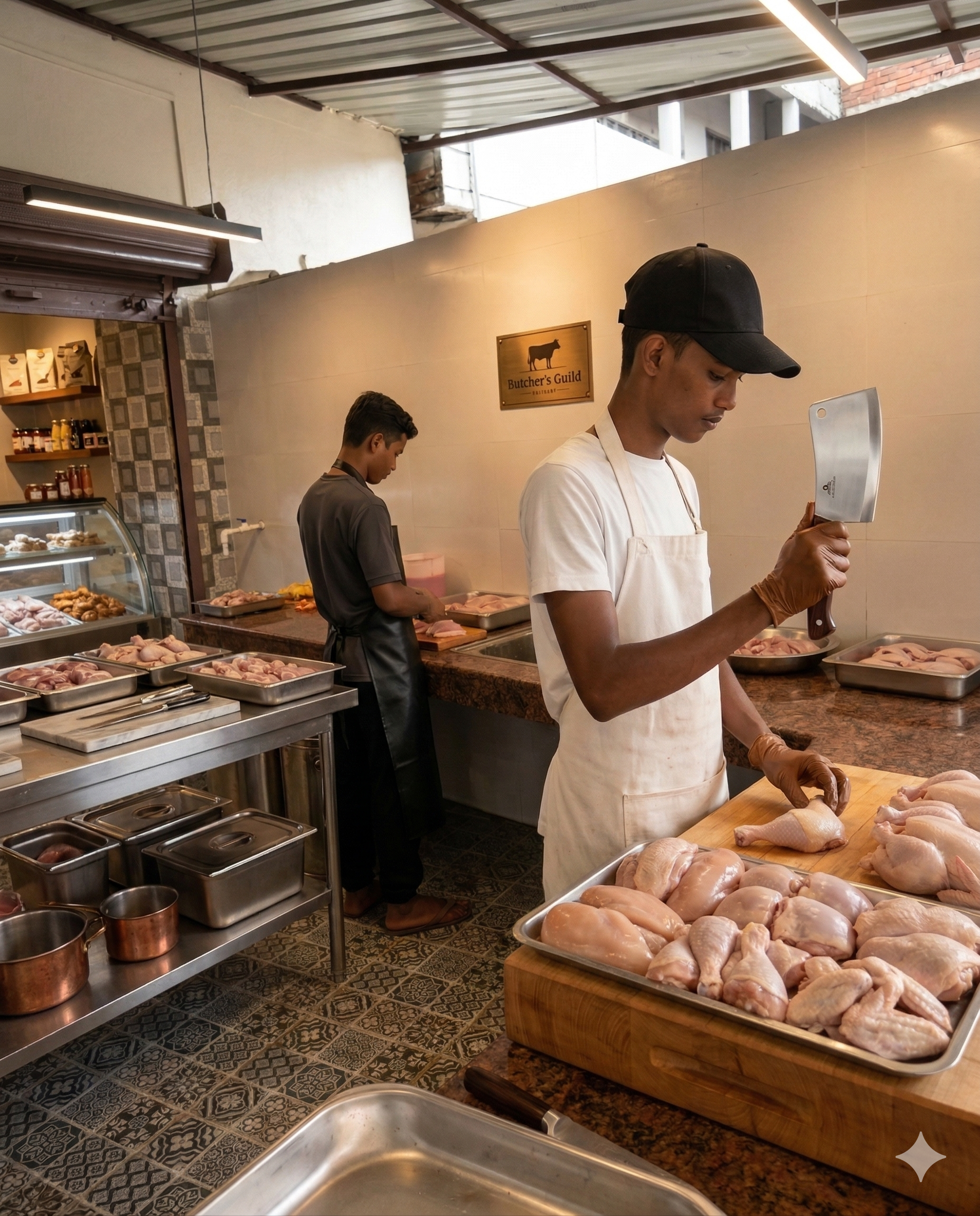 A1 Chicken Shop Interior